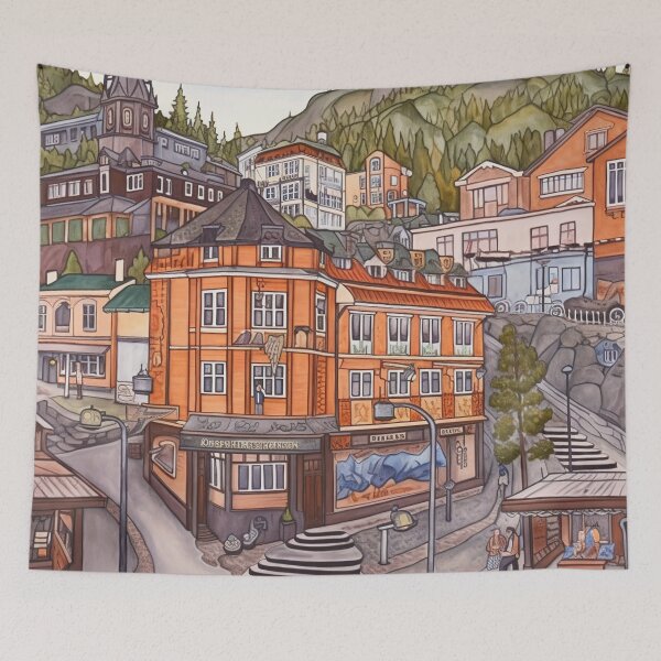Item preview, Härjedalen city drawing designed and sold by ComicsFactory.