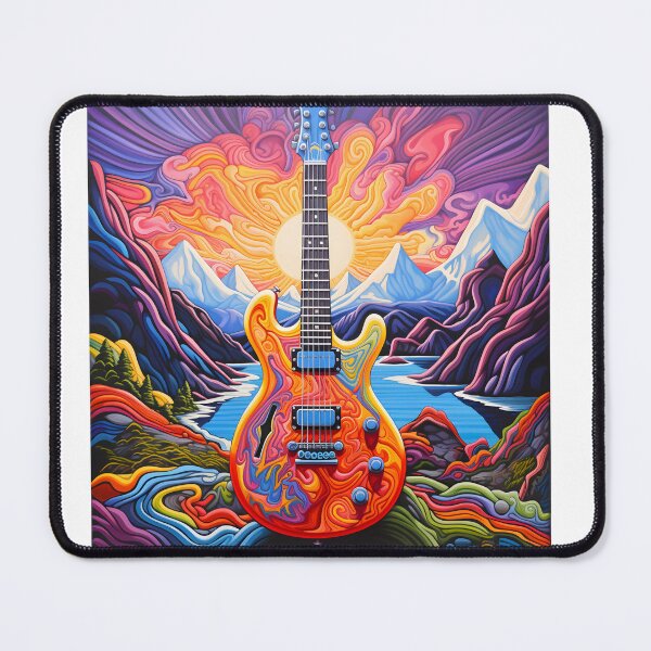 Item preview, Strings of Perception: Psychedelic Guitar designed and sold by AlienSkinEyes.