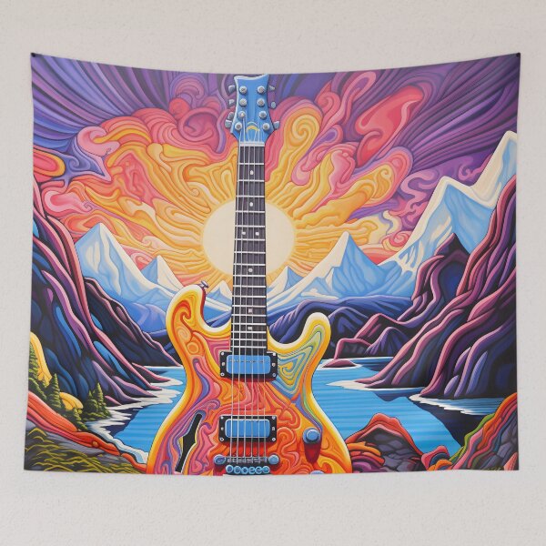 Item preview, Strings of Perception: Psychedelic Guitar designed and sold by AlienSkinEyes.