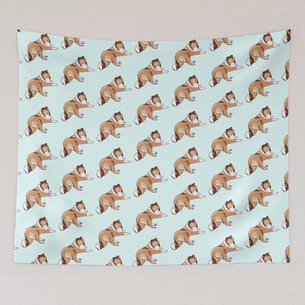Item preview, Collie rough dog sitting  designed and sold by Mayarart.