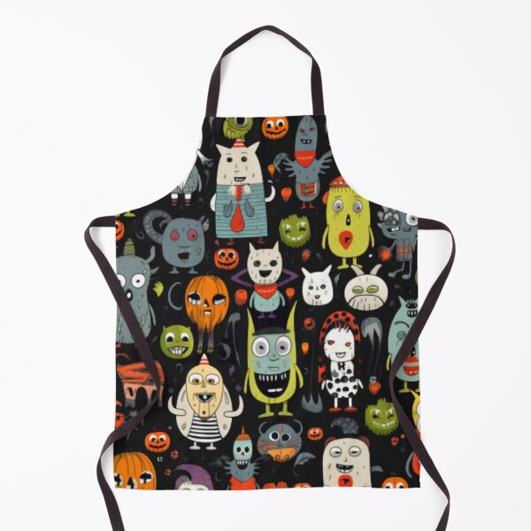 Item preview, monster themed pattern - halloween themed designed and sold by TEEJAMBOREE.