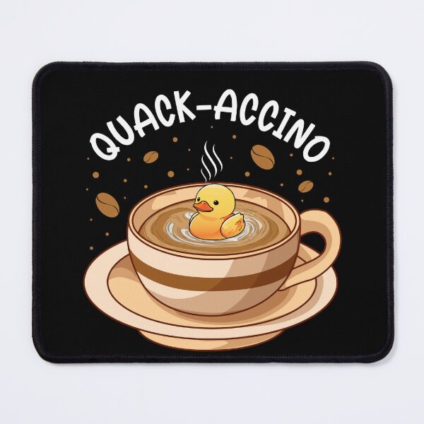 Item preview, Funny Coffee Duck Pun Quackaccino Men Women Funny Duck designed and sold by KsuAnn.