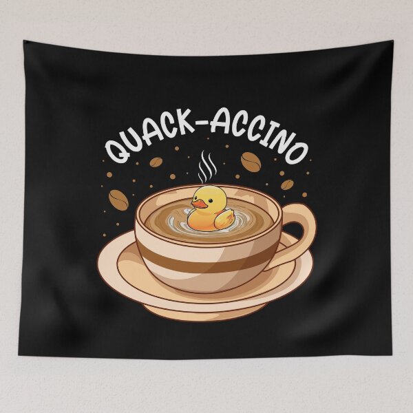 Item preview, Funny Coffee Duck Pun Quackaccino Men Women Funny Duck designed and sold by KsuAnn.