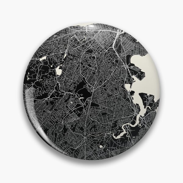 Item preview, Boston MA Map designed and sold by NicolJay.