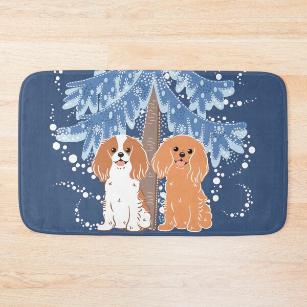 Item preview, Blenheim and Ruby Cavalier King Charles Spaniels designed and sold by Lulupainting.