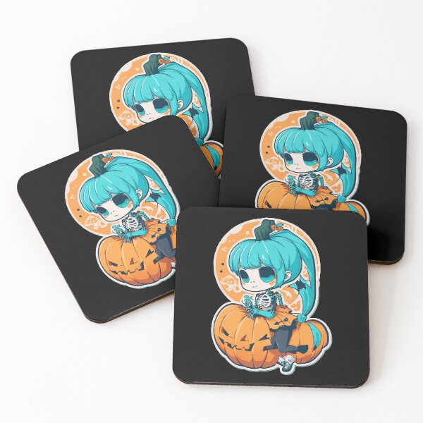 Item preview, Halloween Skeleton Kawaii Girl  designed and sold by CatCoconut-Art.