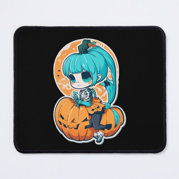Item preview, Halloween Skeleton Kawaii Girl designed and sold by CatCoconut-Art.