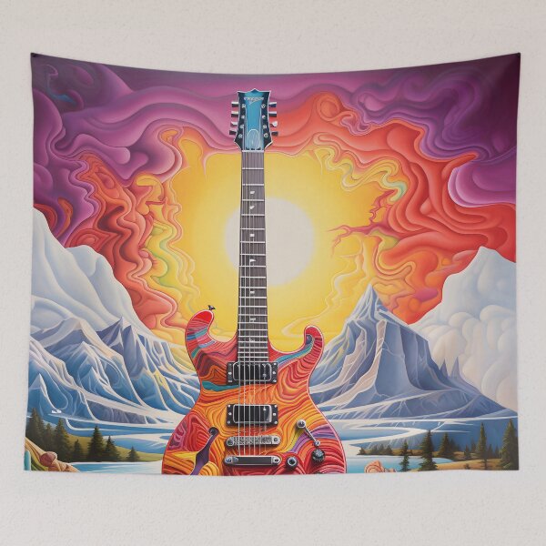 Item preview, Strings of Perception: Psychedelic Guitar designed and sold by AlienSkinEyes.