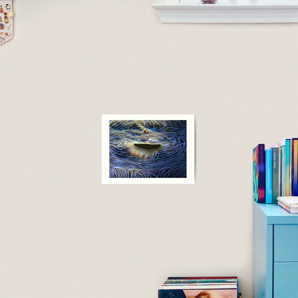 Blue Flame Art Print