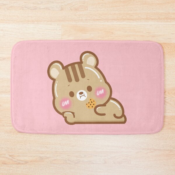 Item preview, Cute Kawaii Chipmunk Munching designed and sold by cutecozynook.