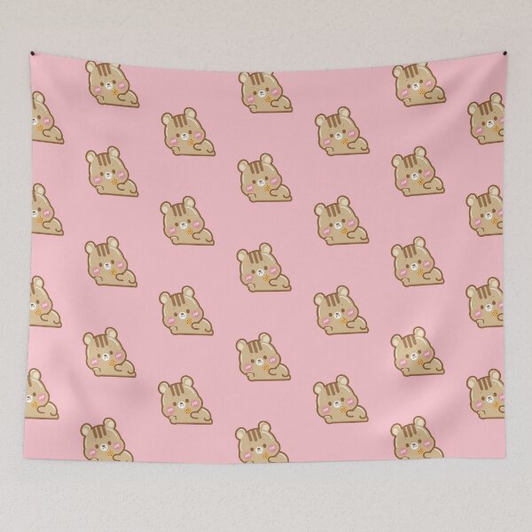 Item preview, Cute Kawaii Chipmunk Munching designed and sold by cutecozynook.