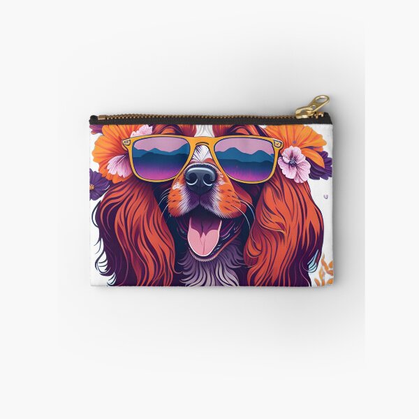 Item preview, Happy cheerful dog wearing sunglasses designed and sold by TheCarthaginian.