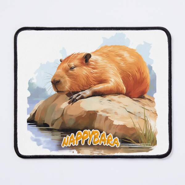 Item preview, Nappybara - Capybara but sleepy designed and sold by Bug & Brush.