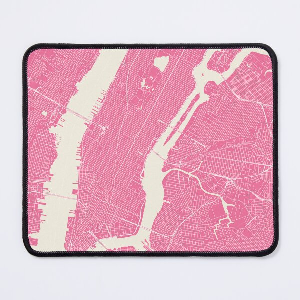 Item preview, Pink Manhattan Map designed and sold by NicolJay.