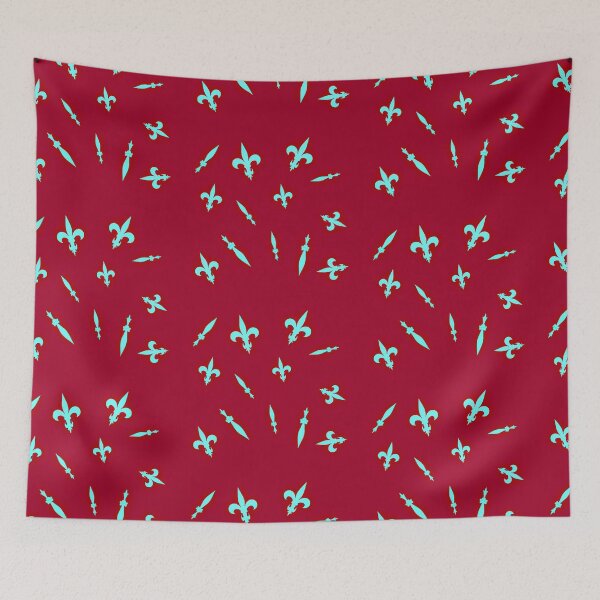 Item preview, Symbols on a maroon background designed and sold by FlowerandDesing.