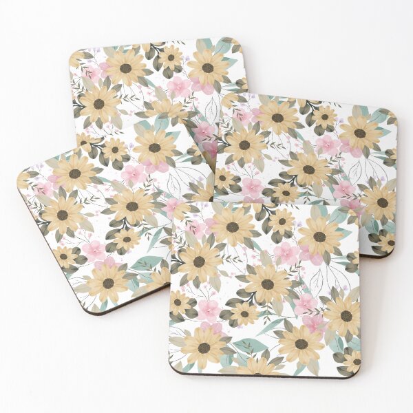 Item preview, Yellow Daisy Miniature Petals & Leaves designed and sold by ProGallery.