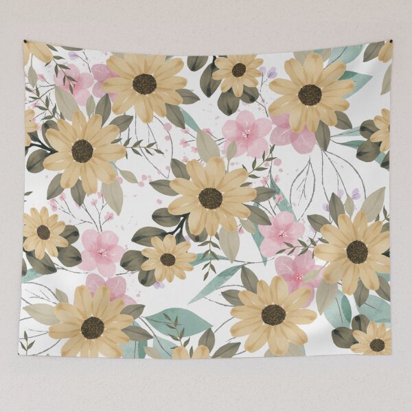 Item preview, Yellow Daisy Miniature Petals & Leaves designed and sold by ProGallery.