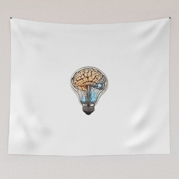 Item preview, caravel-shaped light bulb with a brain designed and sold by ARinternational.