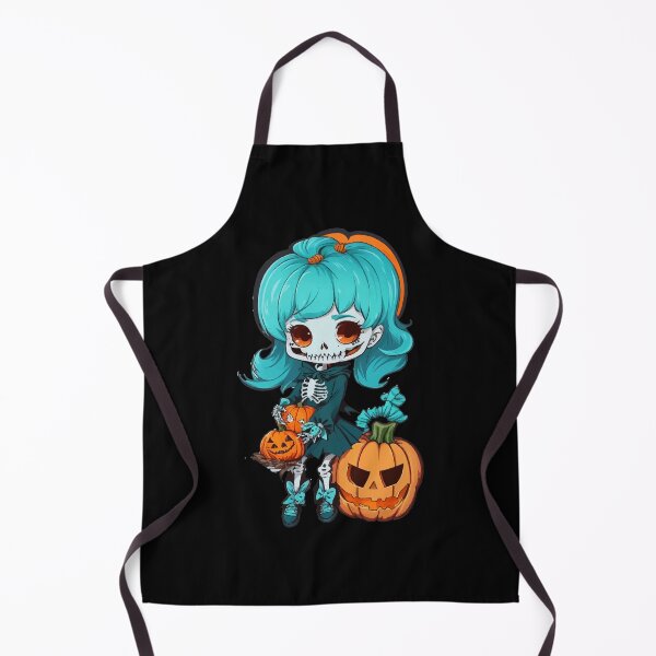 Item preview, Halloween Skeleton Kawaii Girl  designed and sold by CatCoconut-Art.