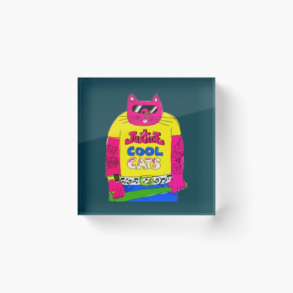 Item preview, Cool Cats - Yellow  Justice Cat   designed and sold by madytefa.
