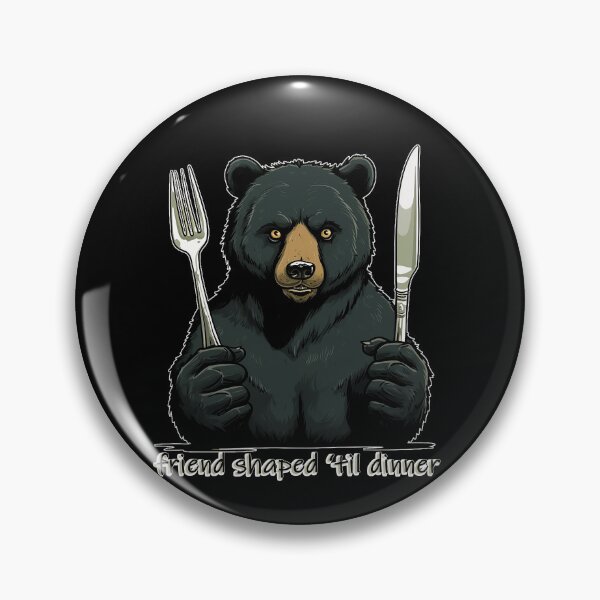 Item preview, Bear: Friend Shaped 'Til Dinner designed and sold by Bug & Brush.