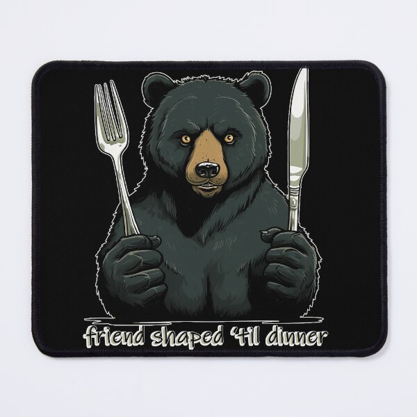 Item preview, Bear: Friend Shaped 'Til Dinner designed and sold by Bug & Brush.