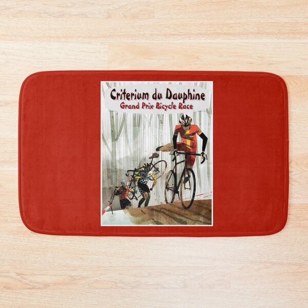 Item preview, Criterium du Dauphine: Colorful Abstract Bicycle Racing Advertising Print designed and sold by posterbobs.