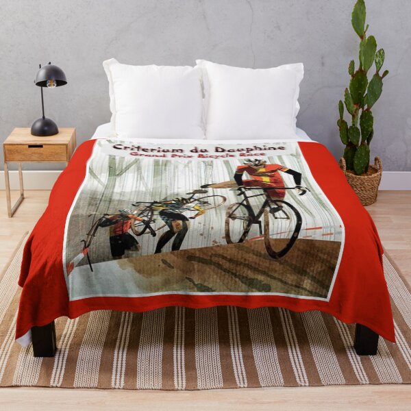 Item preview, Criterium du Dauphine: Colorful Abstract Bicycle Racing Advertising Print designed and sold by posterbobs.