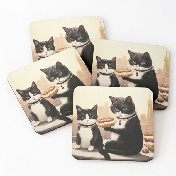 Item preview, Cat with pearl Necklace designed and sold by thekreativist.