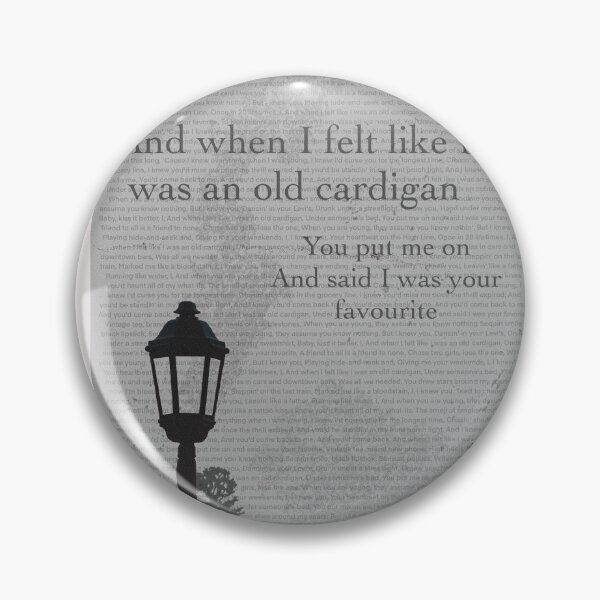 Item preview, Cardigan lyrics Folklore designed and sold by cranberryrose22.