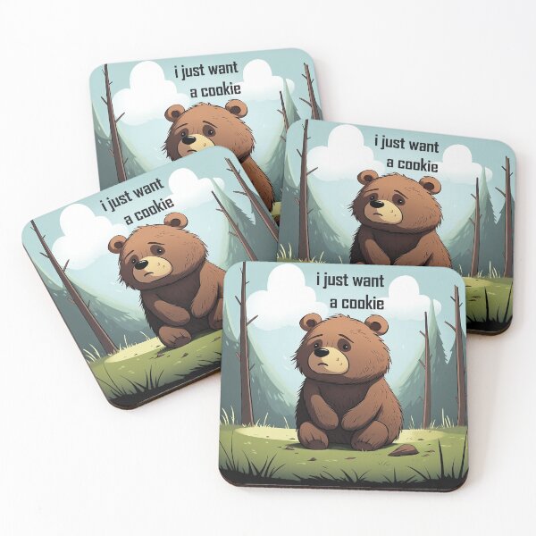 Item preview, Bear: i just want a cookie designed and sold by Bug & Brush.