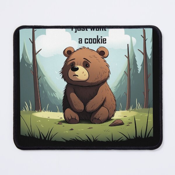 Item preview, Bear: i just want a cookie designed and sold by Bug & Brush.
