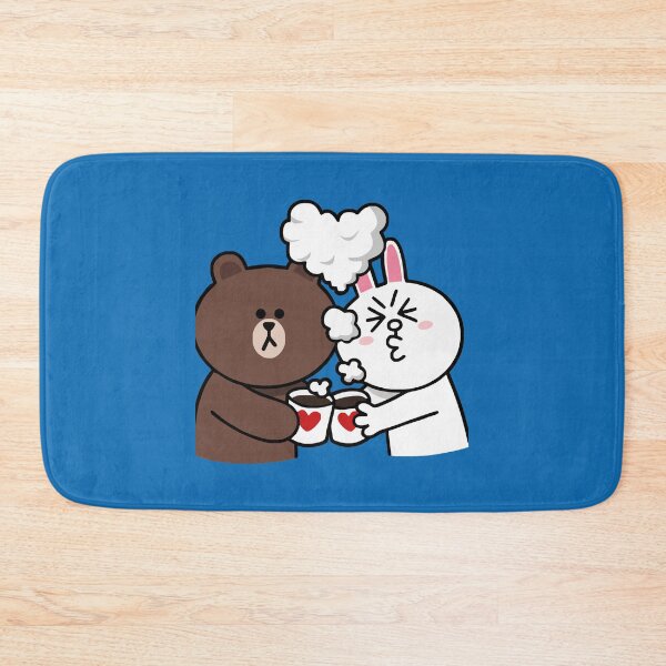 Item preview, Brown bear and Cony in love designed and sold by akeela-hweiss.
