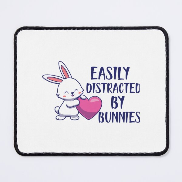 Item preview, Bunny Lover Rabbit Lover Gift Bunny - Easily distracted by bunnies designed and sold by akeela-hweiss.