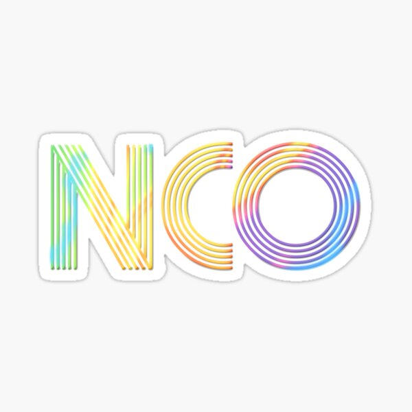 National Capital Orchestra NCO Rainbow Logo Sticker