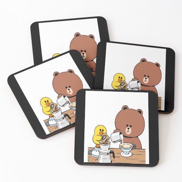 Item preview, Cute brown bear cony bunny rabbit coffee lovers Graphic . designed and sold by akeela-hweiss.