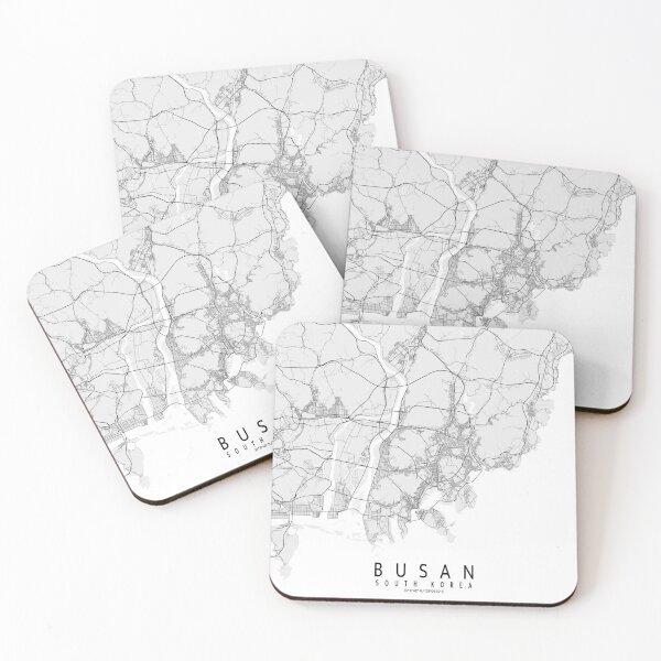 Item preview, Busan City Map of South Korea - Light designed and sold by deMAP.