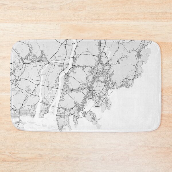 Item preview, Busan City Map of South Korea - Light designed and sold by deMAP.