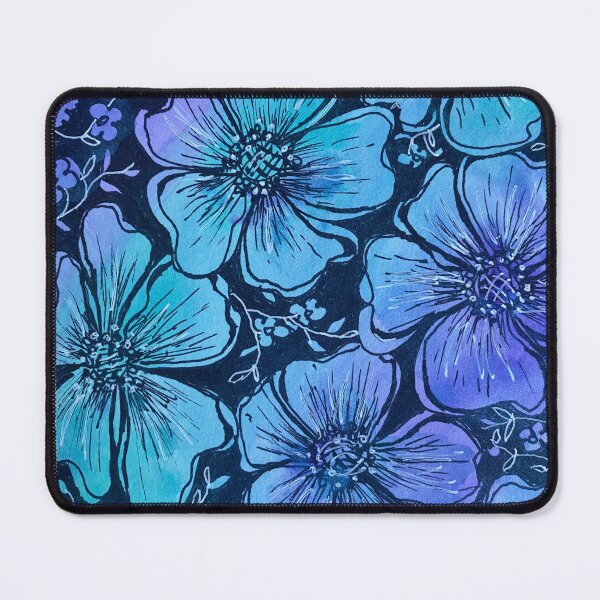 Item preview, Flower Blues designed and sold by Theresa Wheatley.