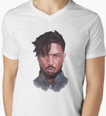 KING KILLMONGER Men's V-Neck T-Shirt