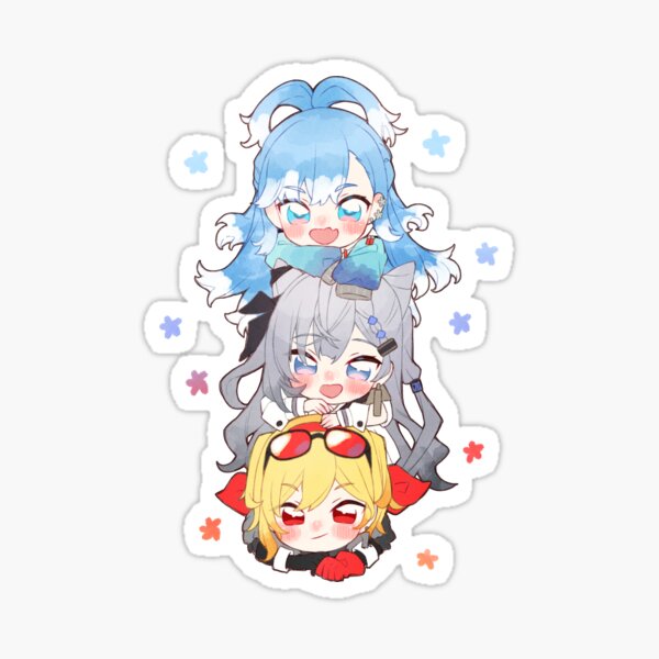 Kobo kanaeru Hololive ID Hug love stickers Sticker for Sale by