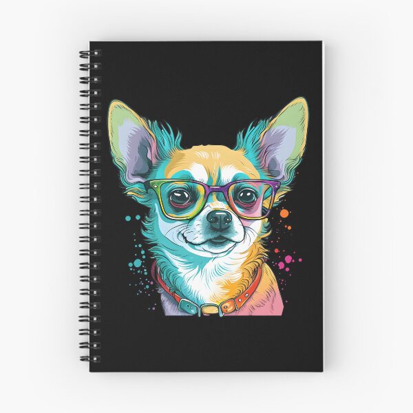 Item preview, Colorful Kawaii Chihuahua Nerd designed and sold by Leonardo Palumbo.