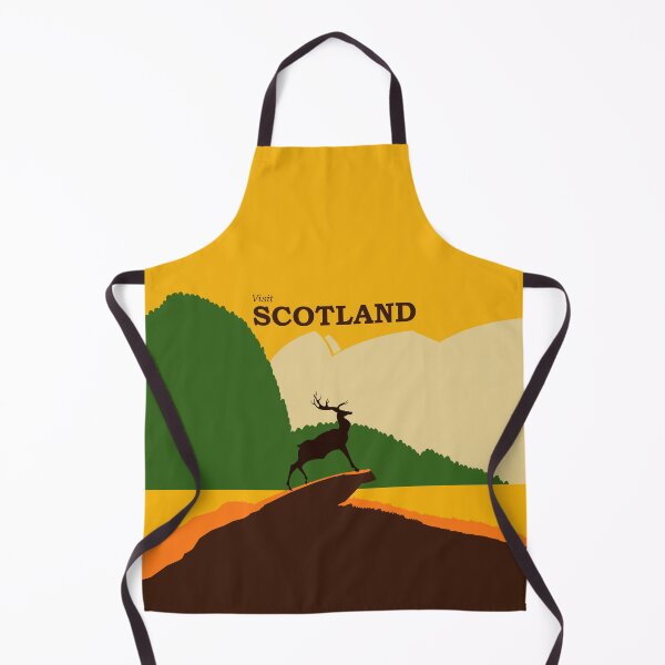 Item preview, Vintage, Visit Scotland poster with stag at bay. designed and sold by EdgyEdgeArt.