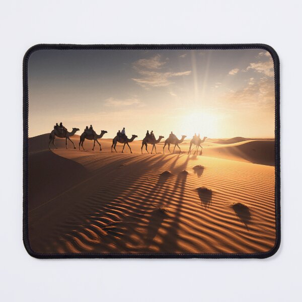Item preview, Desert Dunes caravan walk 1 designed and sold by Art by Lilia.