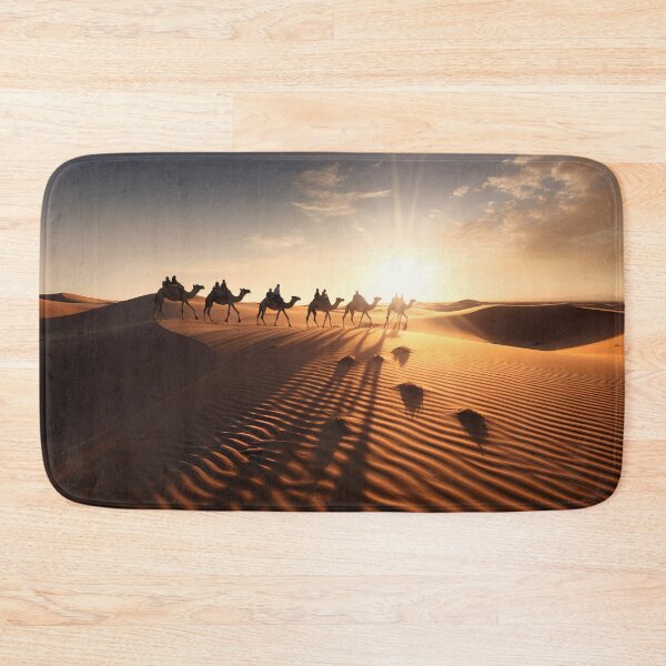 Item preview, Desert Dunes caravan walk 1 designed and sold by Art by Lilia.