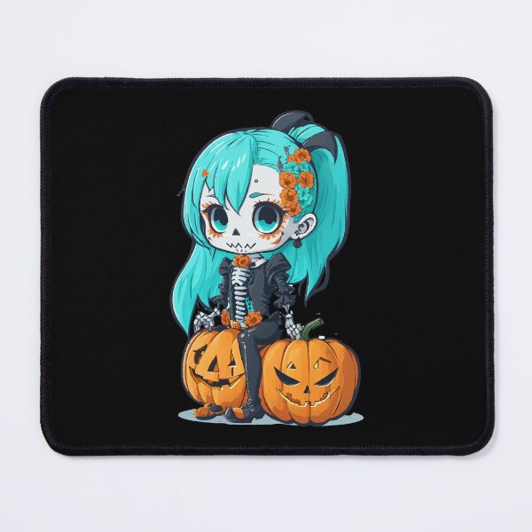 Item preview, Halloween Skeleton Kawaii Girl designed and sold by CatCoconut-Art.