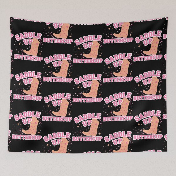 Item preview, Saddle Up Buttercup Retro Pink Cowgirl  designed and sold by FnsShop.