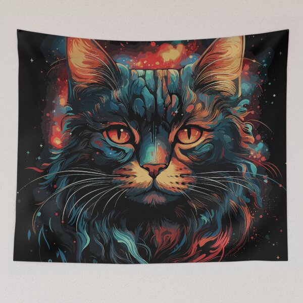 Item preview, Elegant Cat Design T-shirt designed and sold by TheFrenchVegan.