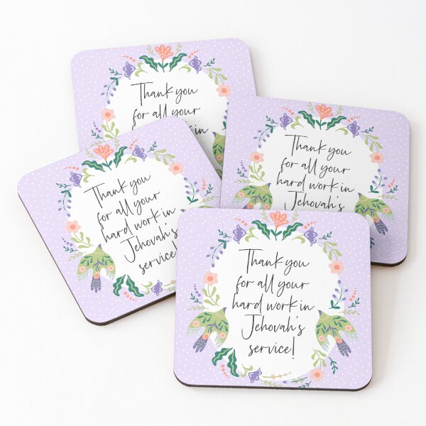 Item preview, Thank You for All Your Hard Work in Jehovah's Service! (For Her) designed and sold by Paper Bee Gift Shop.