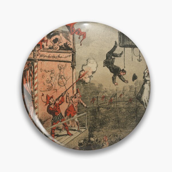 Item preview, STK501902A-Humorous print of a performer shooting at a balloon. designed and sold by StocktrekImages.